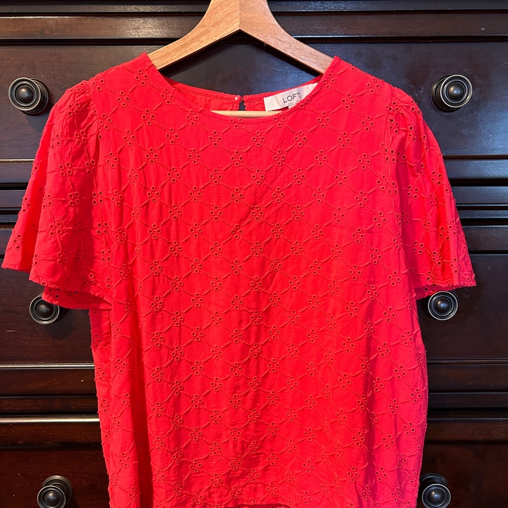 LOFT Eyelet Top